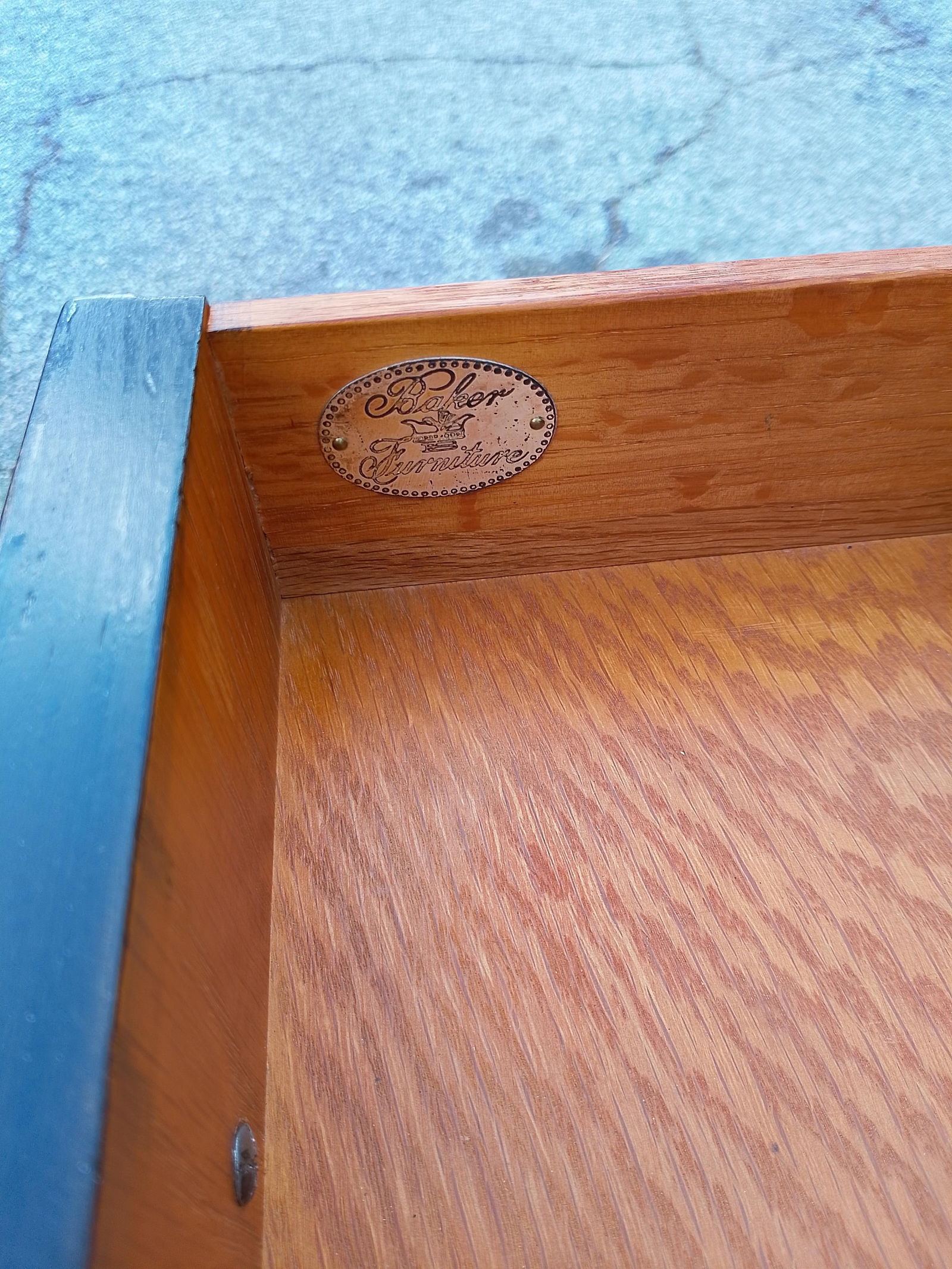 Mid 20th Century Baker Furniture Company Mid Century Asian Modern Style Desk - 6