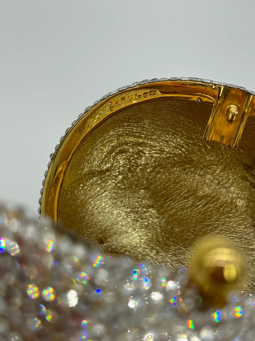 Judith Leiber Swarovski Crystal Spencer Bear Minaudiere - 4