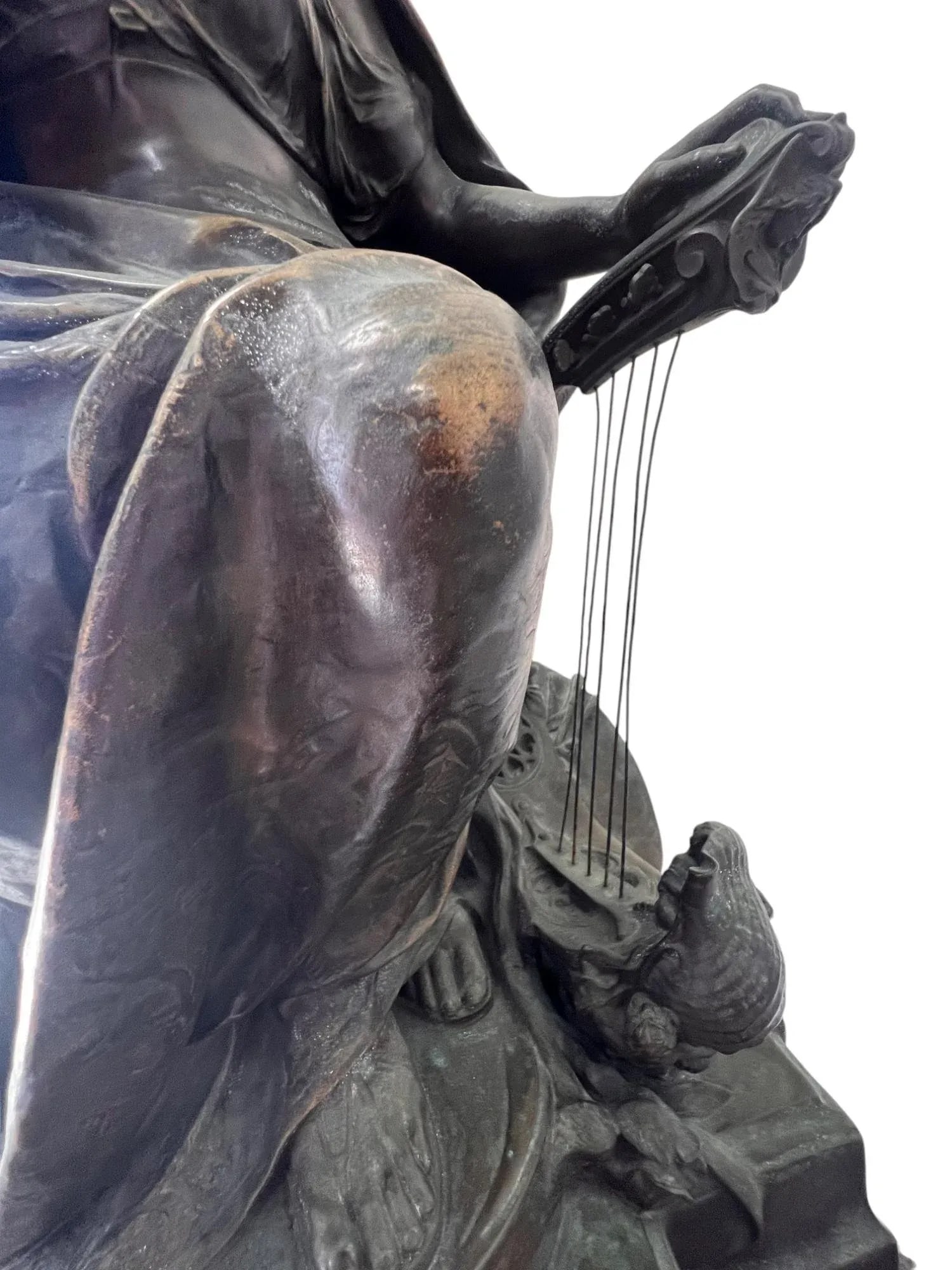 French Bronze With Original Gallery Pedestal by Gustav Frédéric Michel, 1896 - 11