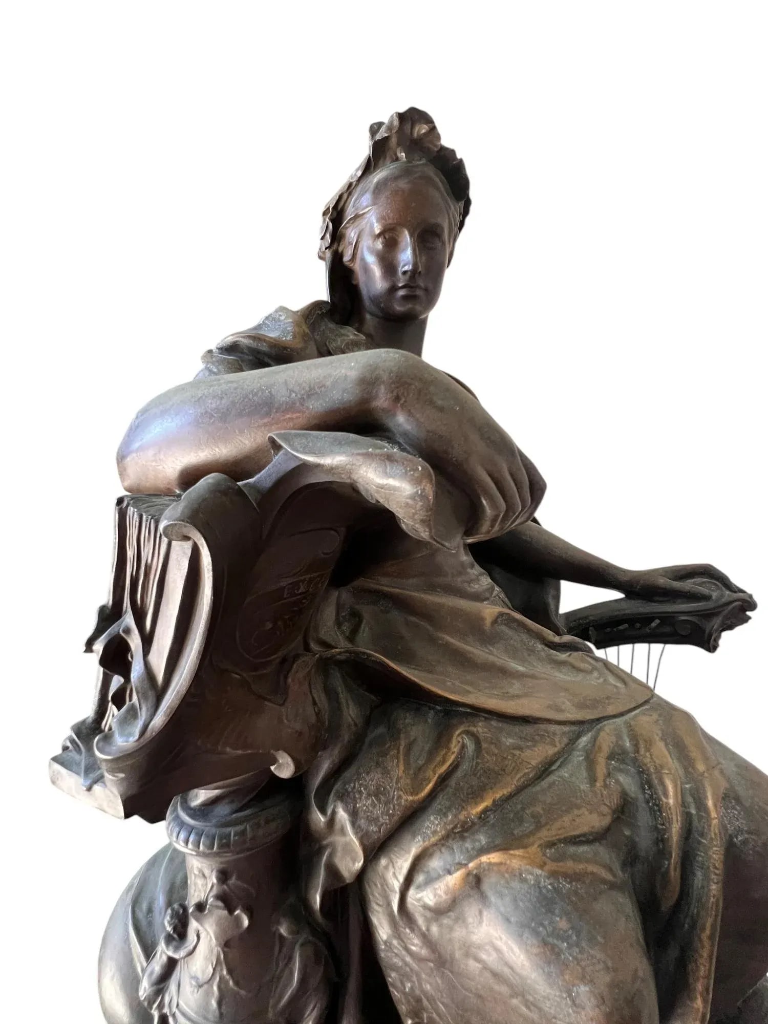 French Bronze With Original Gallery Pedestal by Gustav Frédéric Michel, 1896 - 12