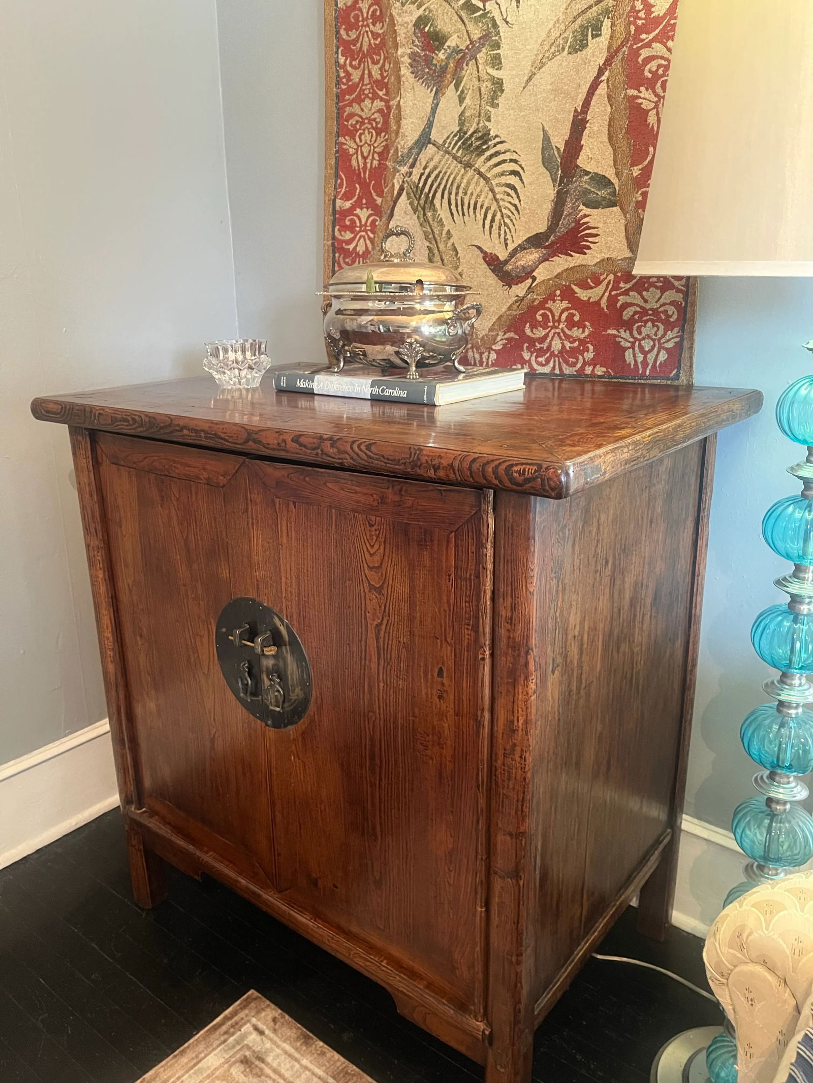 Late 19th Century Qing Elm "Wedding Cabinet" - 2