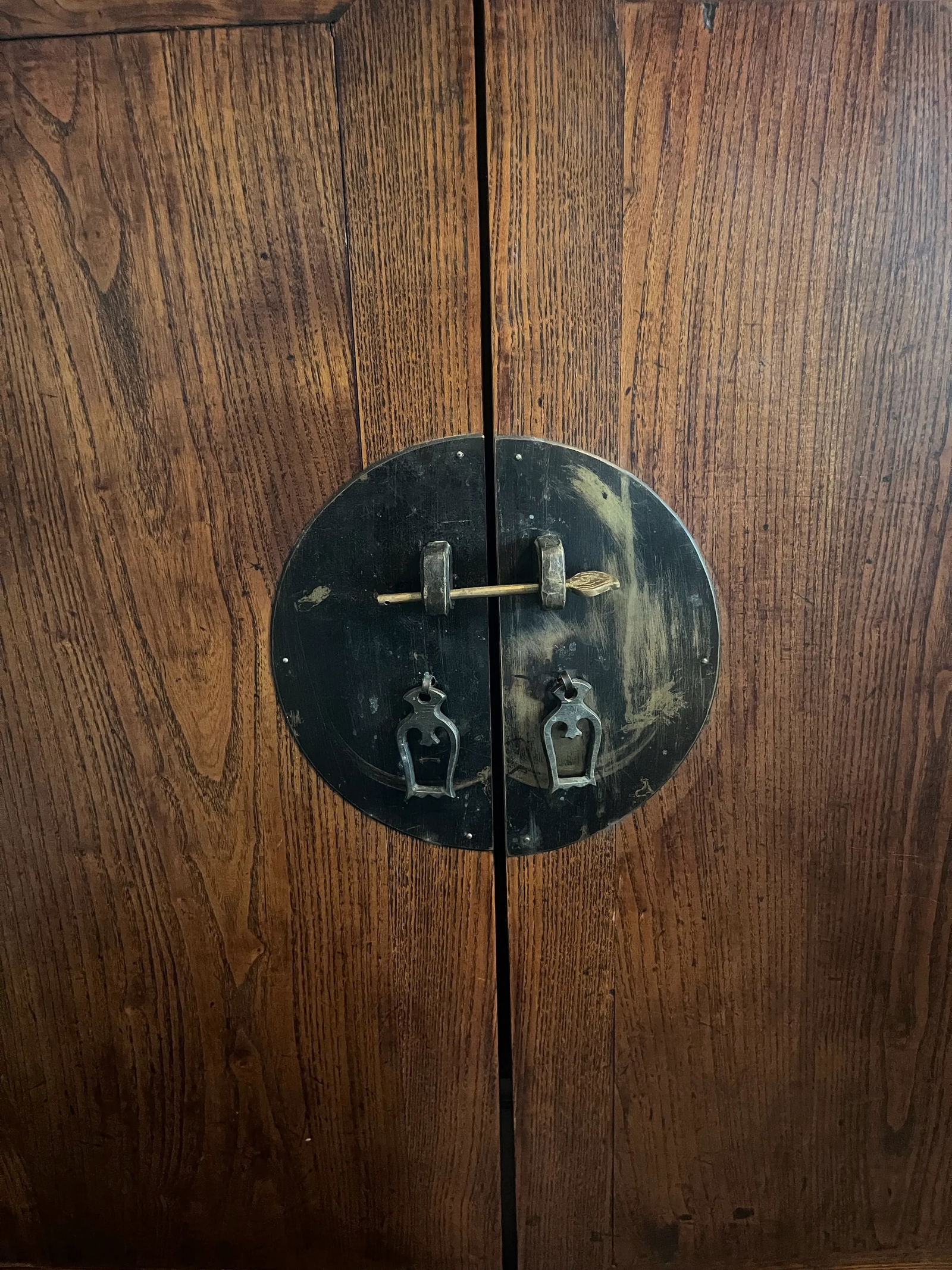 Late 19th Century Qing Elm "Wedding Cabinet" - 4