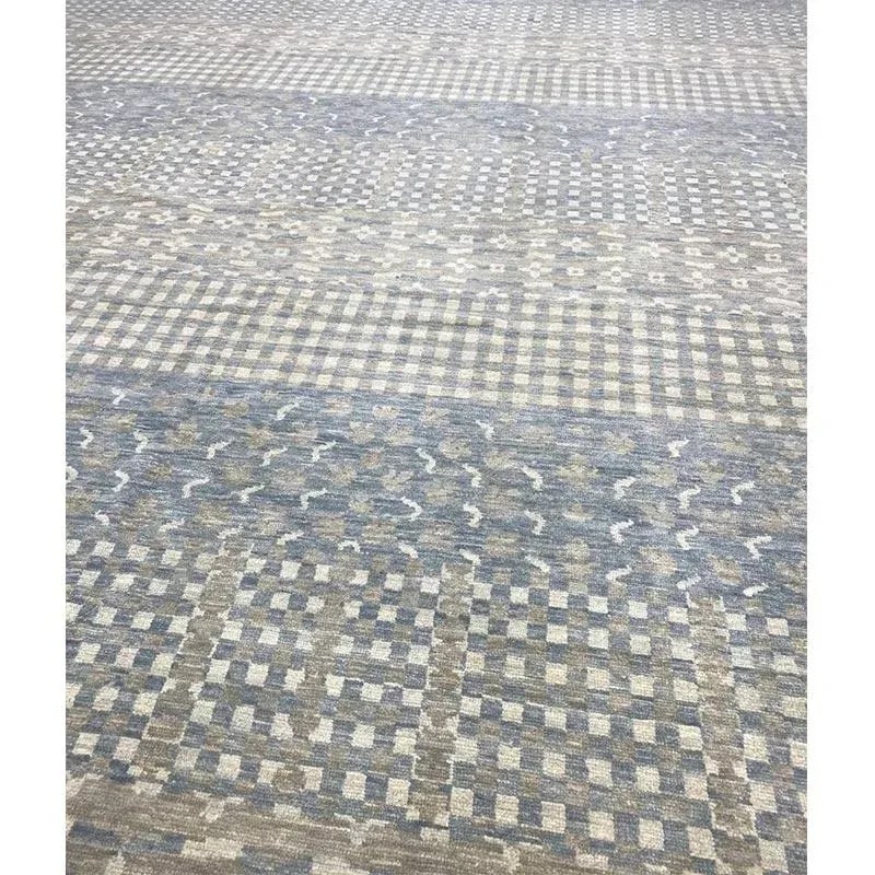 Handwoven Scandinavian Style Area Rug 14'1"³ X 19'5"³ - 9