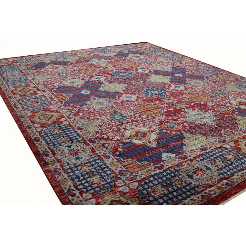 Handwoven Mamlouk Style Area Rug 12'4"³ X 15'1"³ - 4