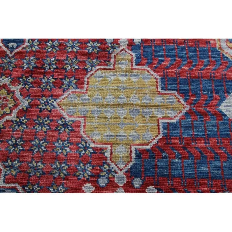 Handwoven Mamlouk Style Area Rug 12'4"³ X 15'1"³ - 5