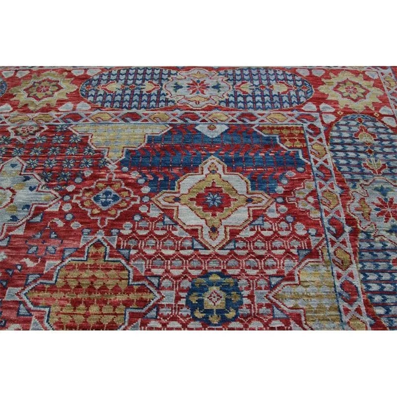 Handwoven Mamlouk Style Area Rug 12'4"³ X 15'1"³ - 9