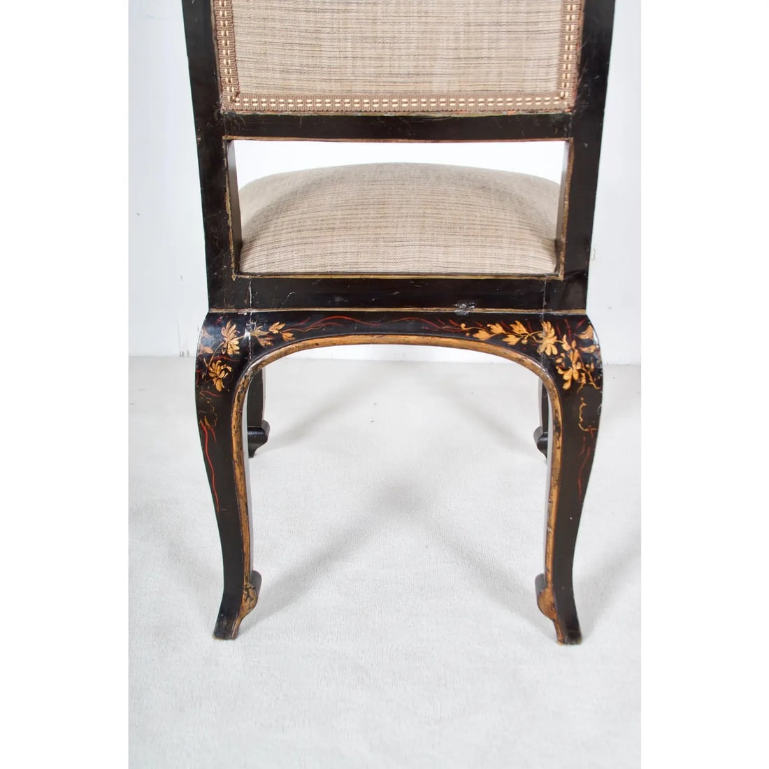 Early 19th Century Regency Chinoiserie Decorated Side Chairs - a Pair - 11