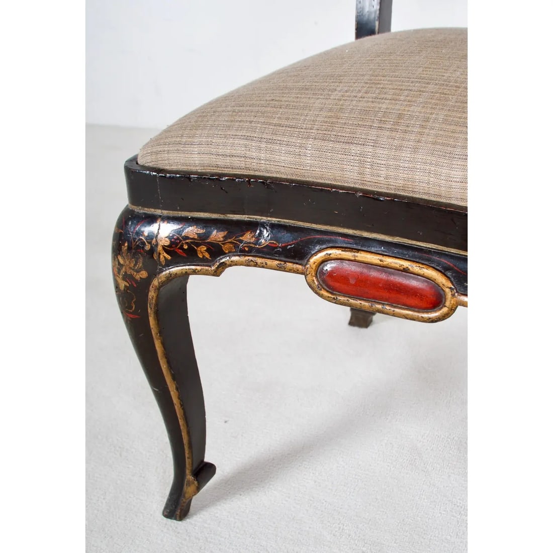 Early 19th Century Regency Chinoiserie Decorated Side Chairs - a Pair - 4