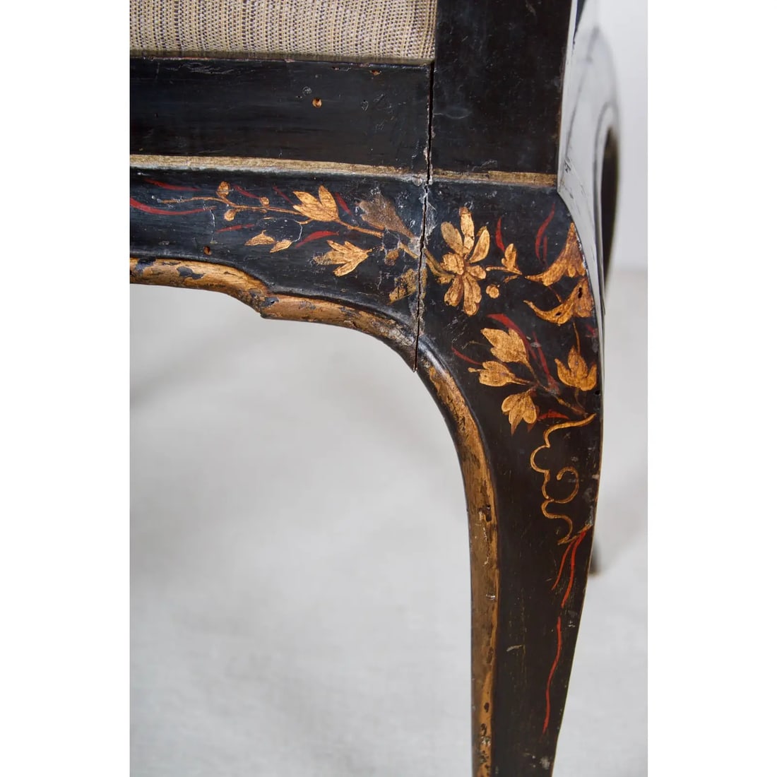 Early 19th Century Regency Chinoiserie Decorated Side Chairs - a Pair - 6