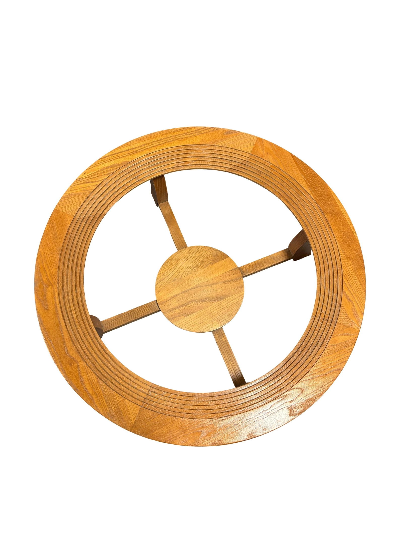 Paul Frankl Oak Stepped Cerused Coffee Table for Brown Saltman - 14