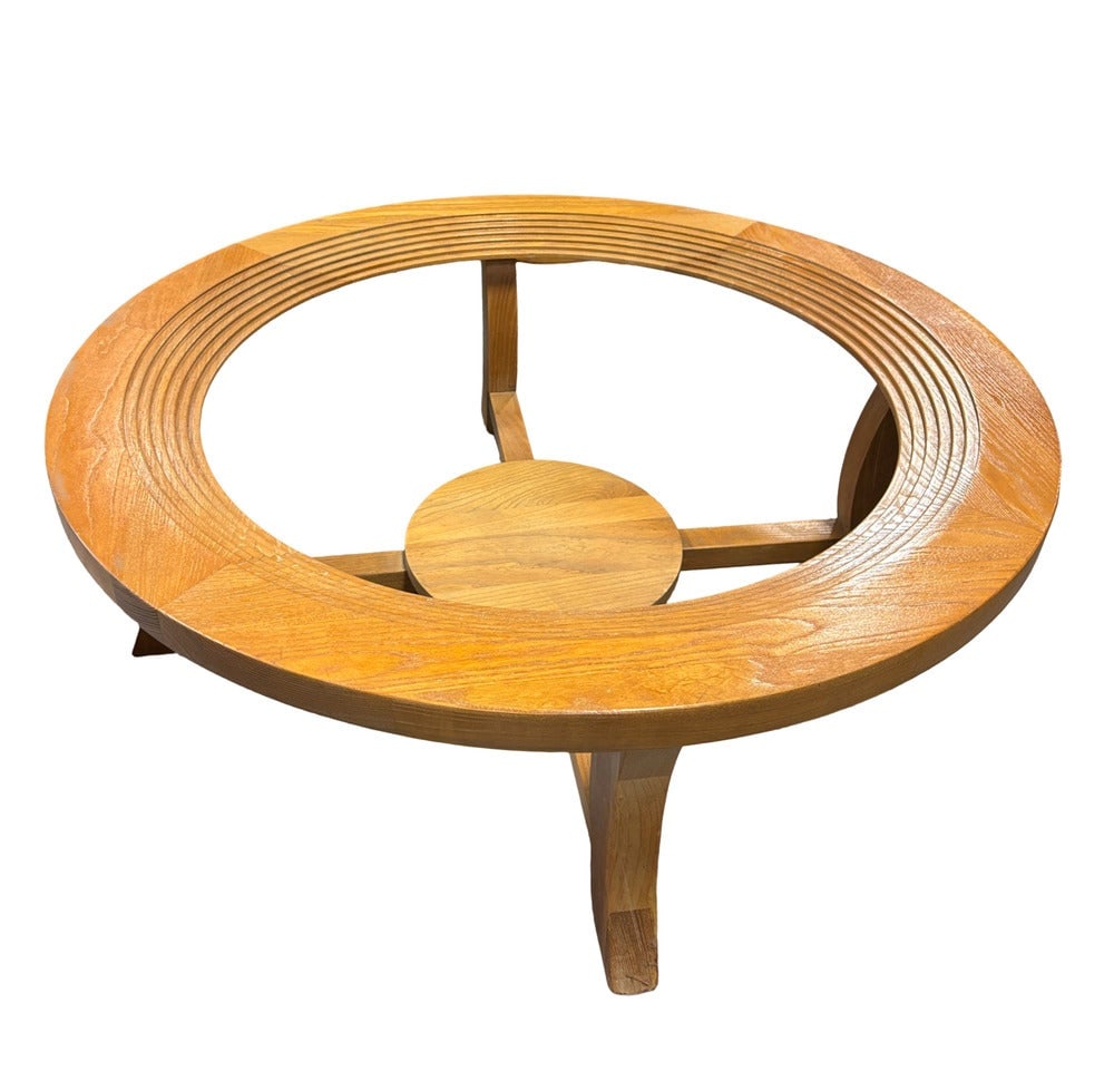 Paul Frankl Oak Stepped Cerused Coffee Table for Brown Saltman - 8