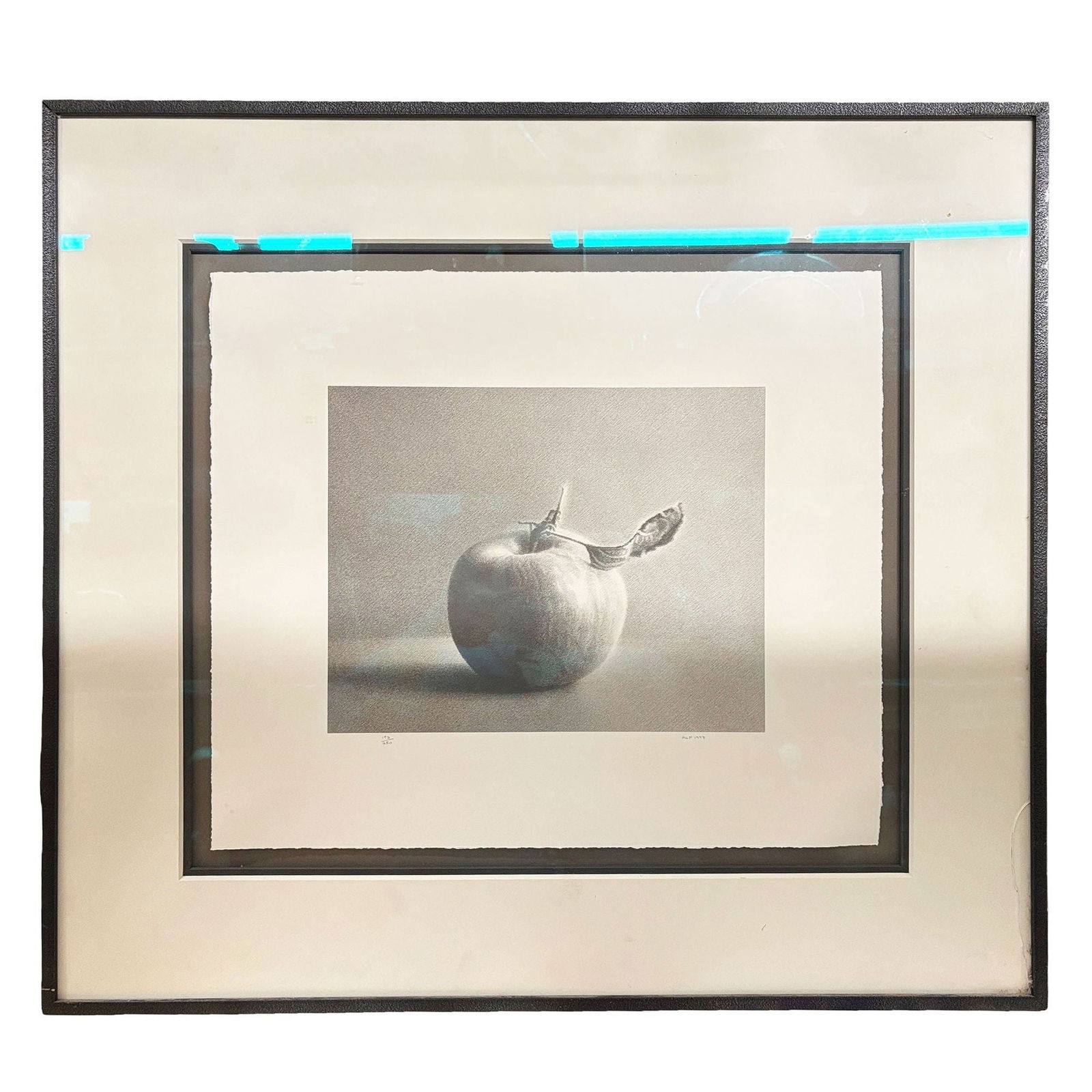 Framed Martha Alf "Apple" Still Life Lithograph Print Limited Signed (192/250) - 7
