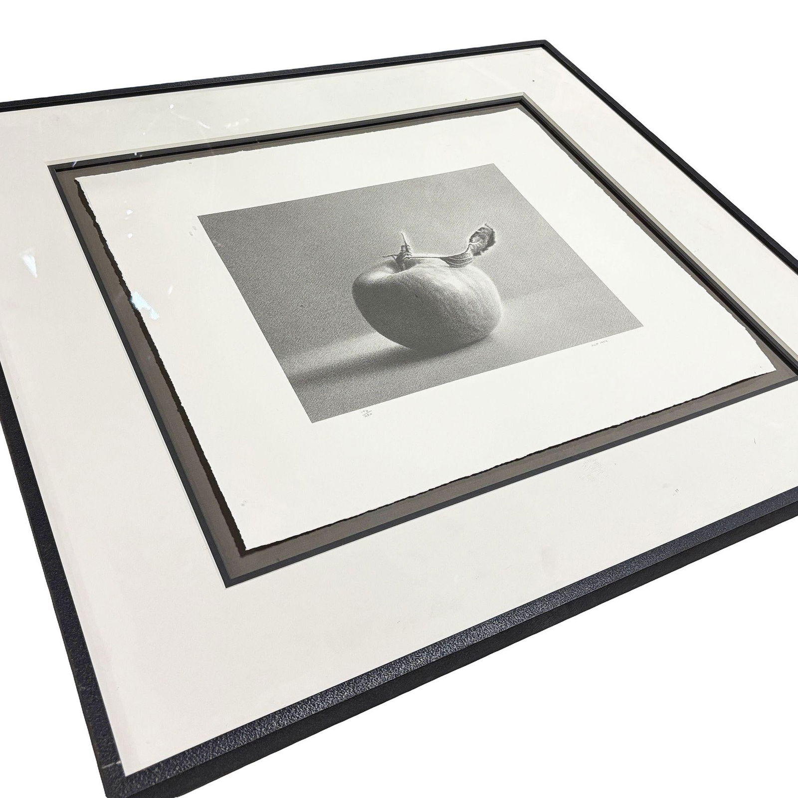 Framed Martha Alf "Apple" Still Life Lithograph Print Limited Signed (192/250) - 9