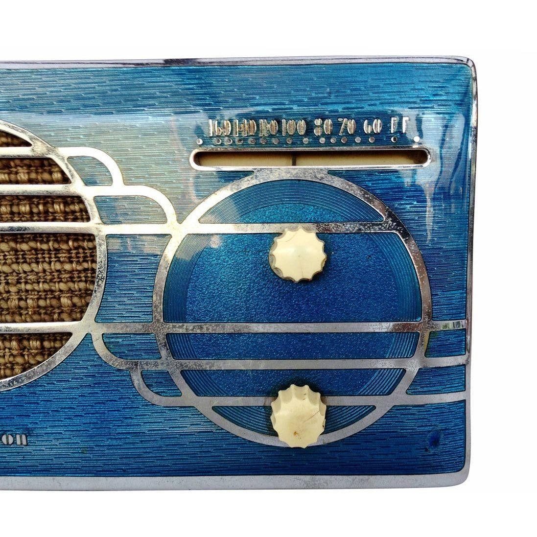 Art Deco Sparton Model 500C "Cloisonné" Catalin AM Radio - 17