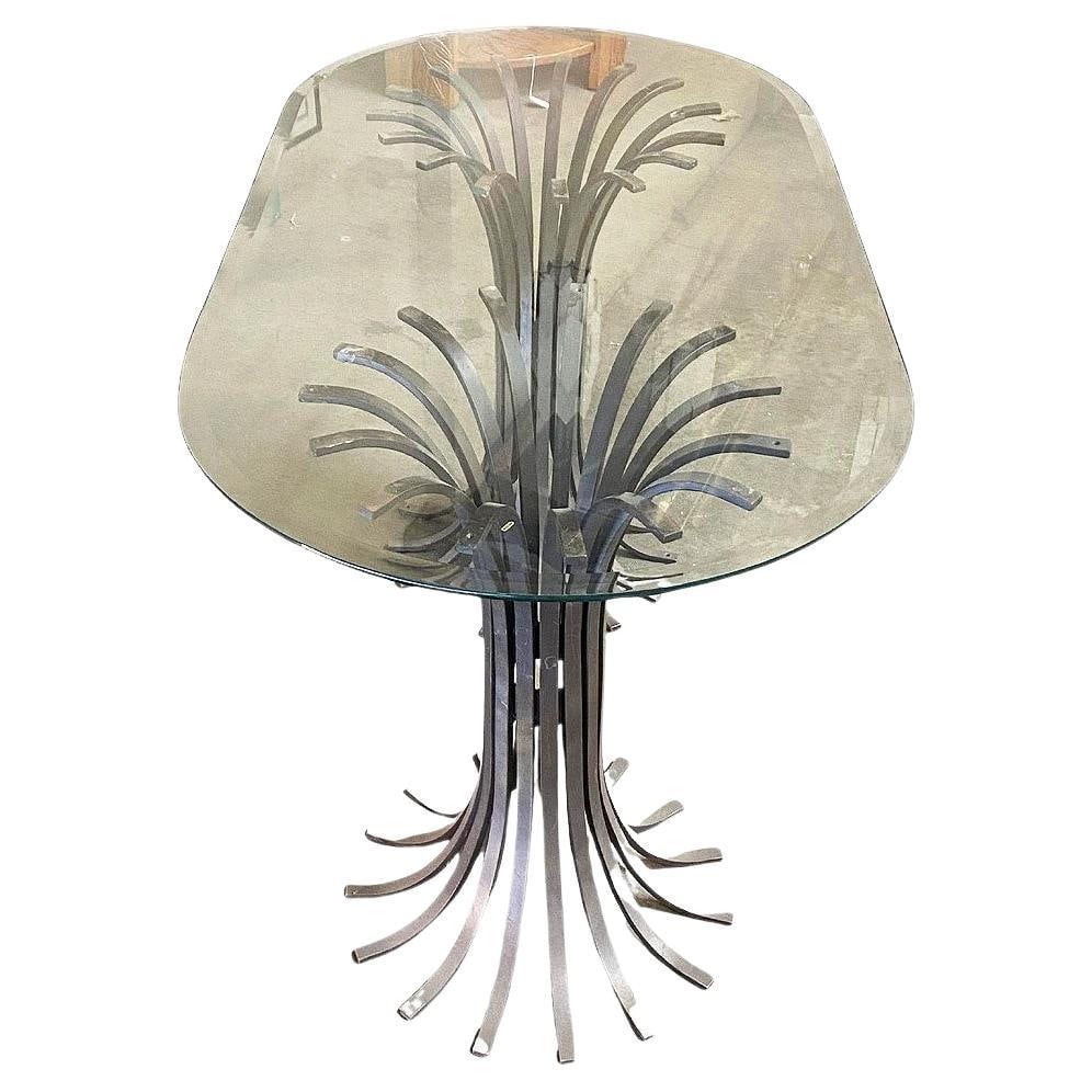 Large 60" Extruded Steel Outdoor/Patio Dining Table, 3 Available - 2