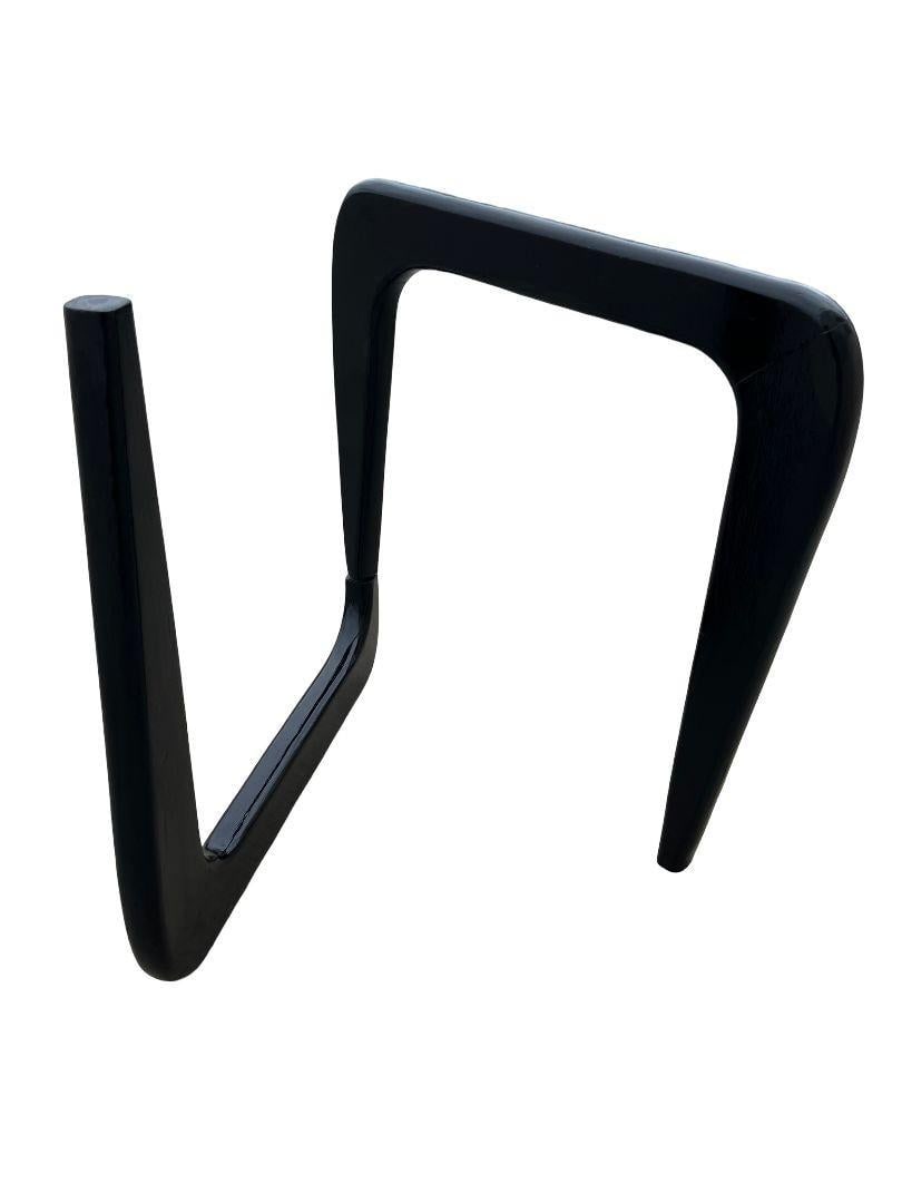 Noguchi Style Triangle Glass Top Wide Side Table - 14