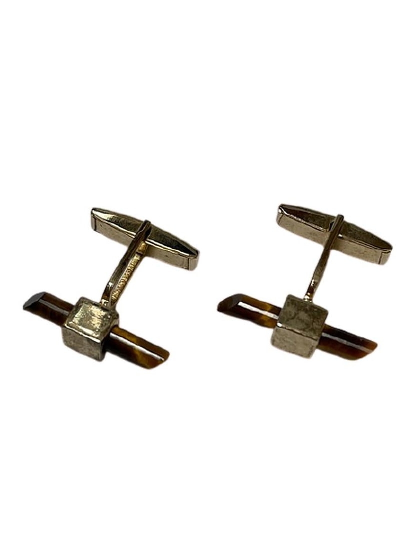 Tiger's Eye Cufflinks - 4