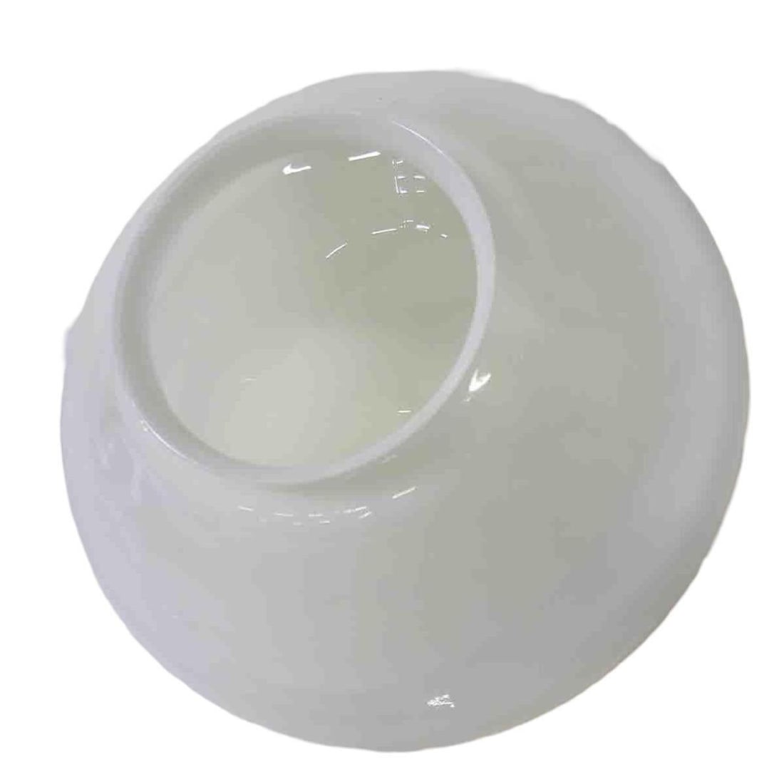 Large Schoolhouse Rounded Cone Shape Ceiling Glass Globe Pendant - 5