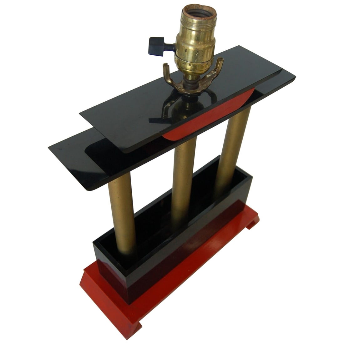 Mid-Century Modernist Torii Arch Mixed-Media Table Lamp (1 of 6)