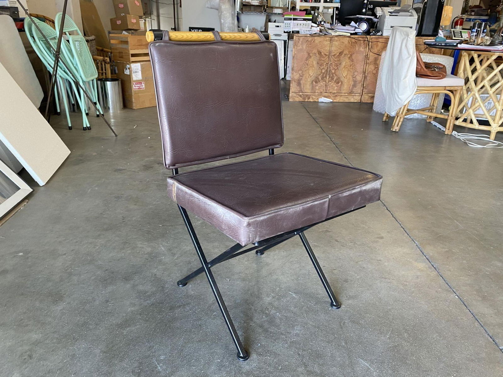 Set of Five Midcentury "Directors Chair" Chairs in the Style of Cleo Baldon - 10