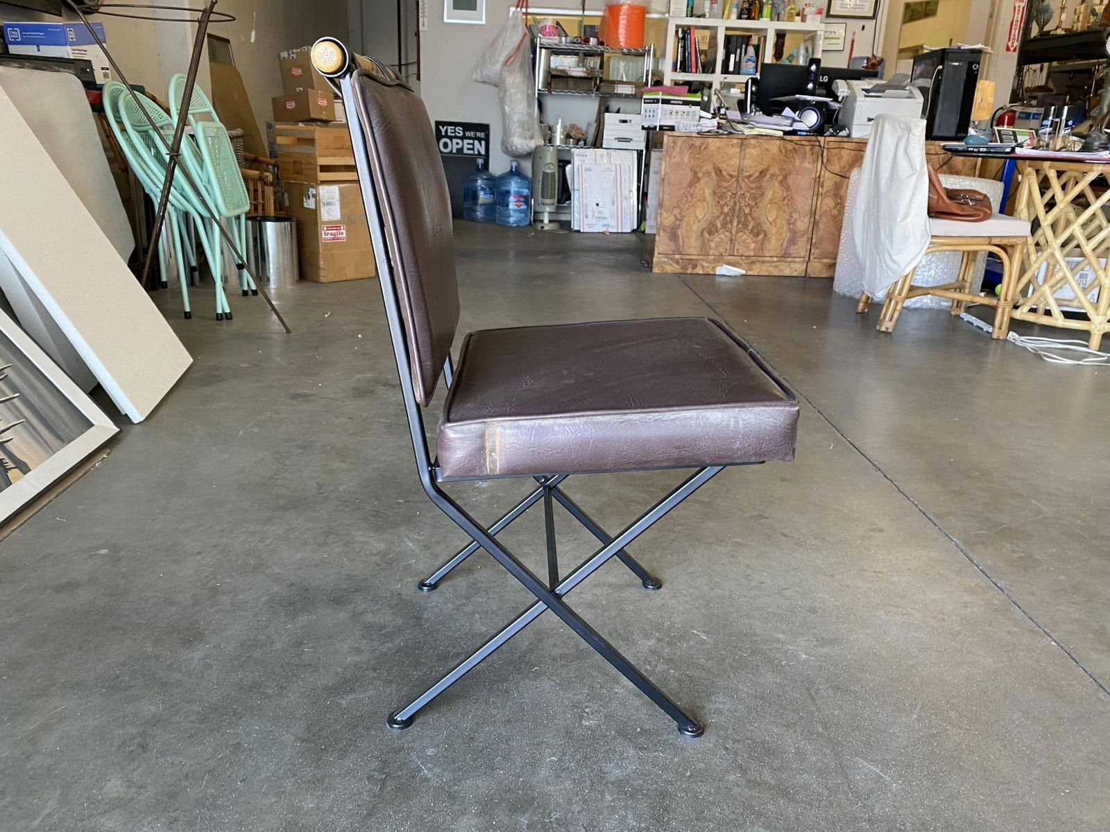 Set of Five Midcentury "Directors Chair" Chairs in the Style of Cleo Baldon - 11