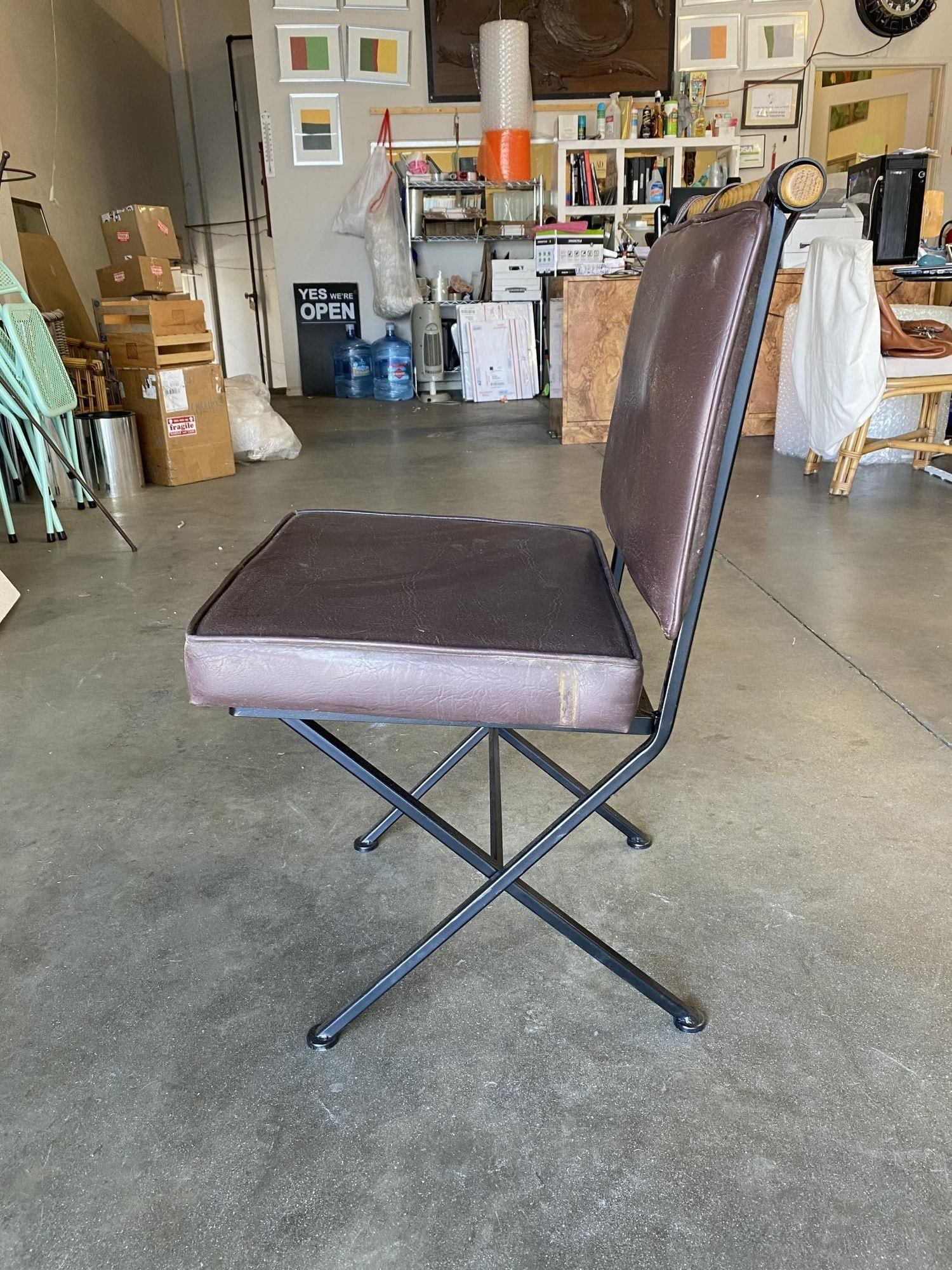 Set of Five Midcentury "Directors Chair" Chairs in the Style of Cleo Baldon - 14