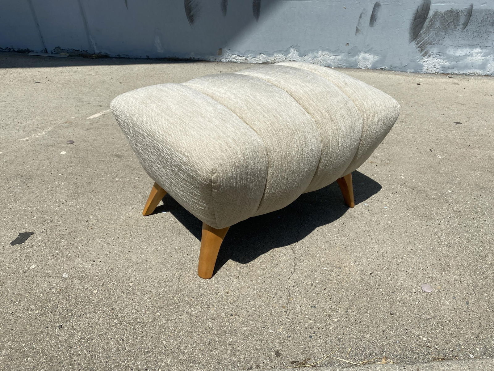 High Style Mid Century Reading Chair w/ Ottoman by Heywood Wakefield - 14