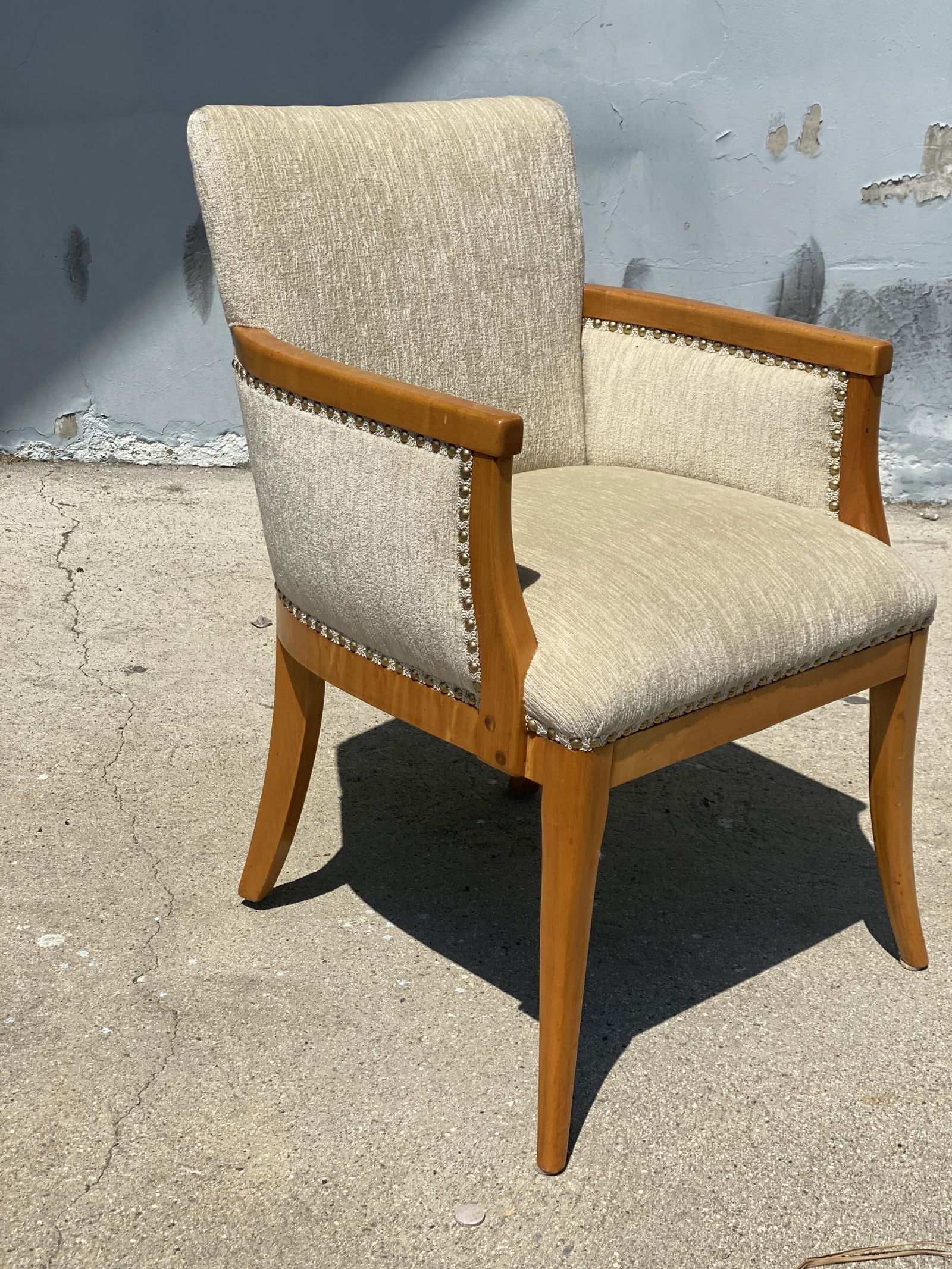 High Style Mid Century Reading Chair w/ Ottoman by Heywood Wakefield - 20