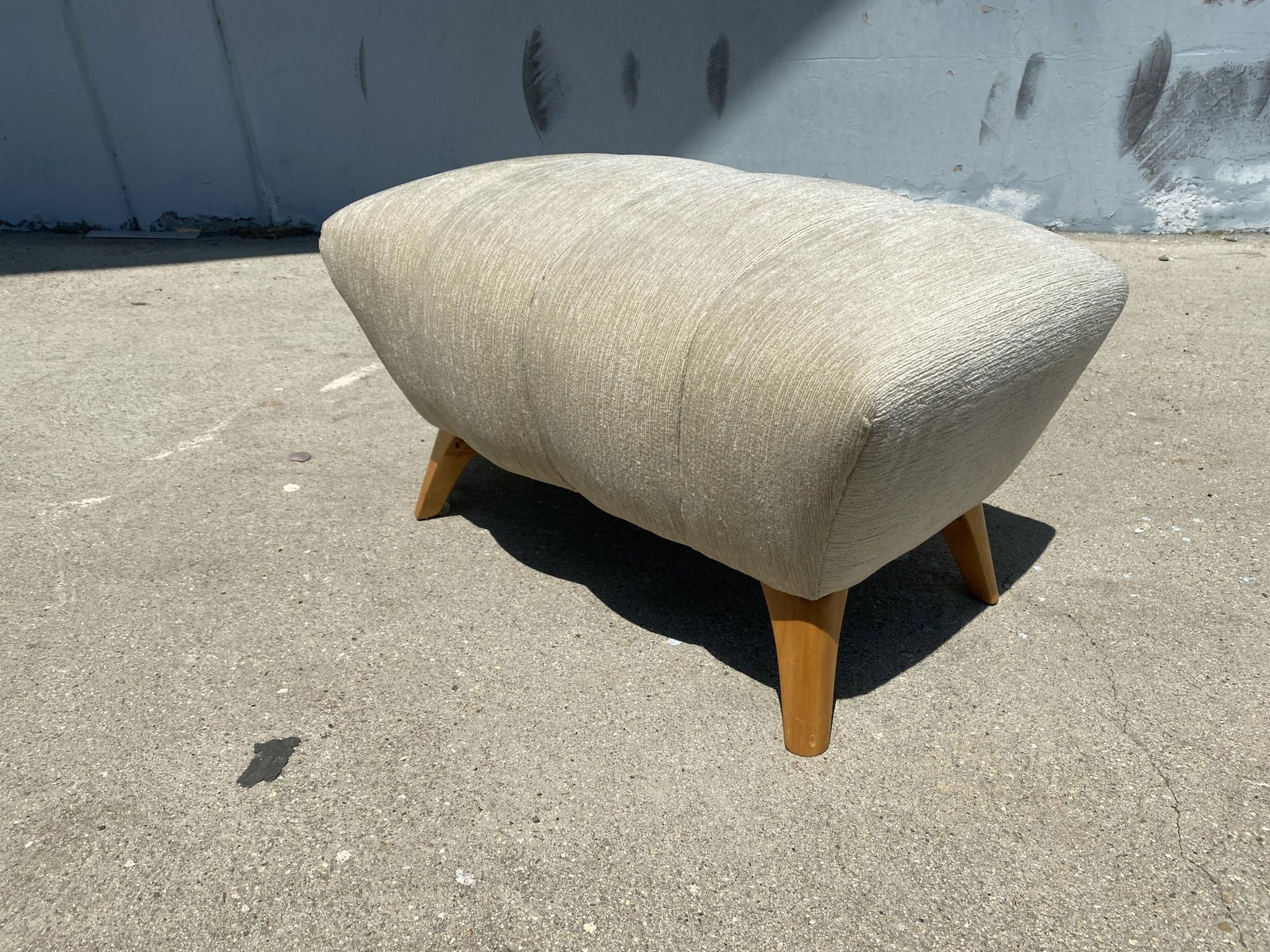 High Style Mid Century Reading Chair w/ Ottoman by Heywood Wakefield - 6