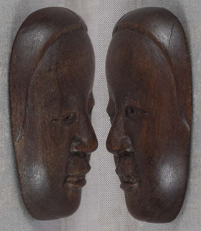 19c netsuke mask of KO-OMOTE - 2