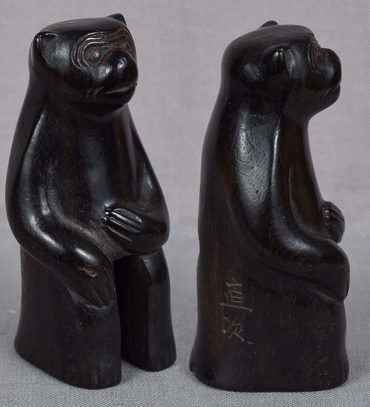 19c netsuke TOY MONKEY by NAOTSUGU - 3