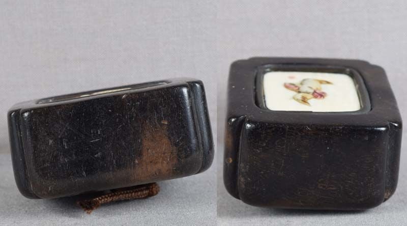 19c netsuke Shibayama BIRD in flight - 3