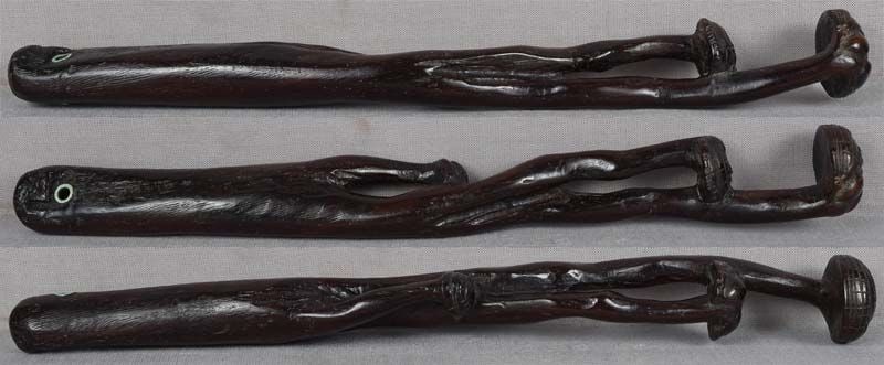 19c netsuke RUYI Buddhist scepter NYOI FUNGUS of IMMORTALITY - 2