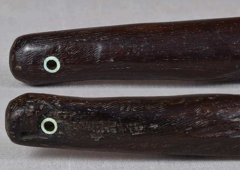 19c netsuke RUYI Buddhist scepter NYOI FUNGUS of IMMORTALITY - 6