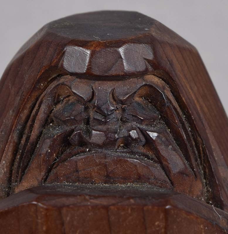 19c okimono DARUMA Hida netsuke school - 2