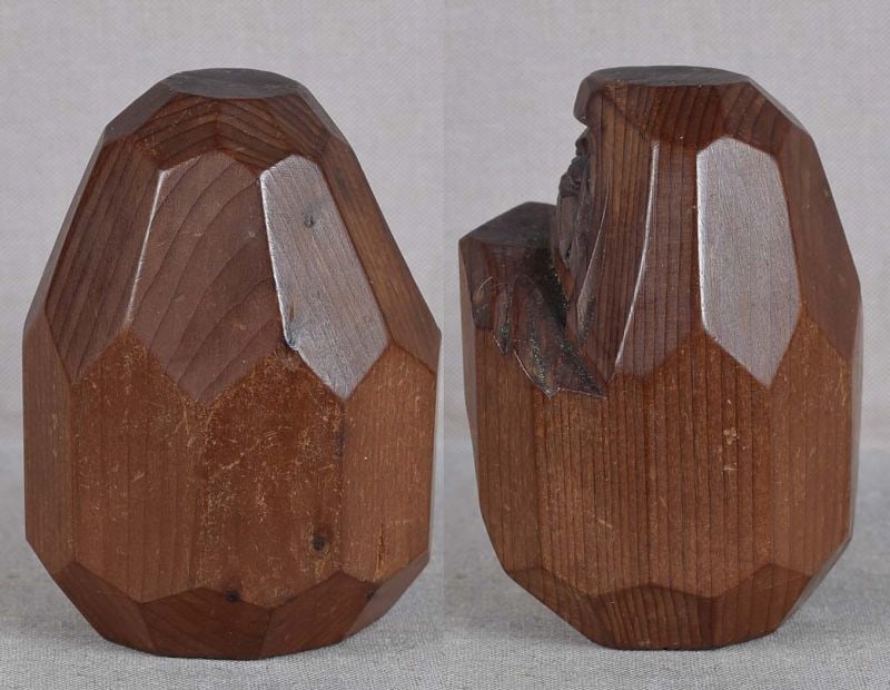 19c okimono DARUMA Hida netsuke school - 5