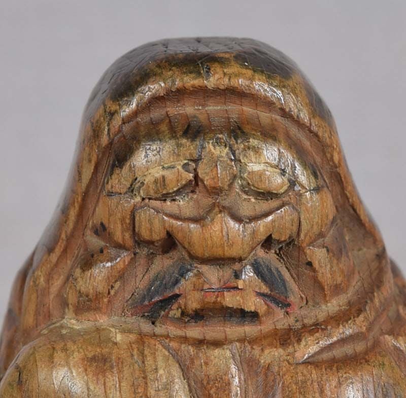 19c Hida netsuke DARUMA by SHOZAN - 5