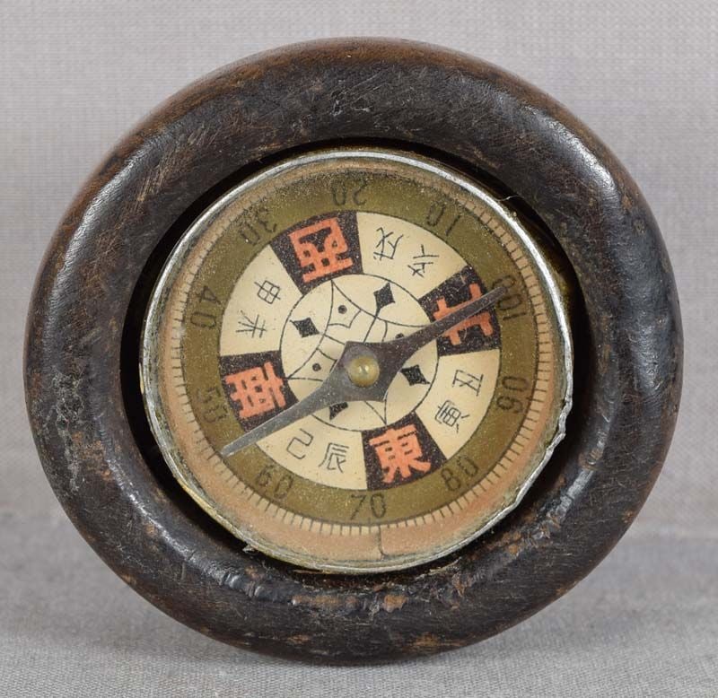 19c netsuke JAPANESE COMPASS (1 of 6)