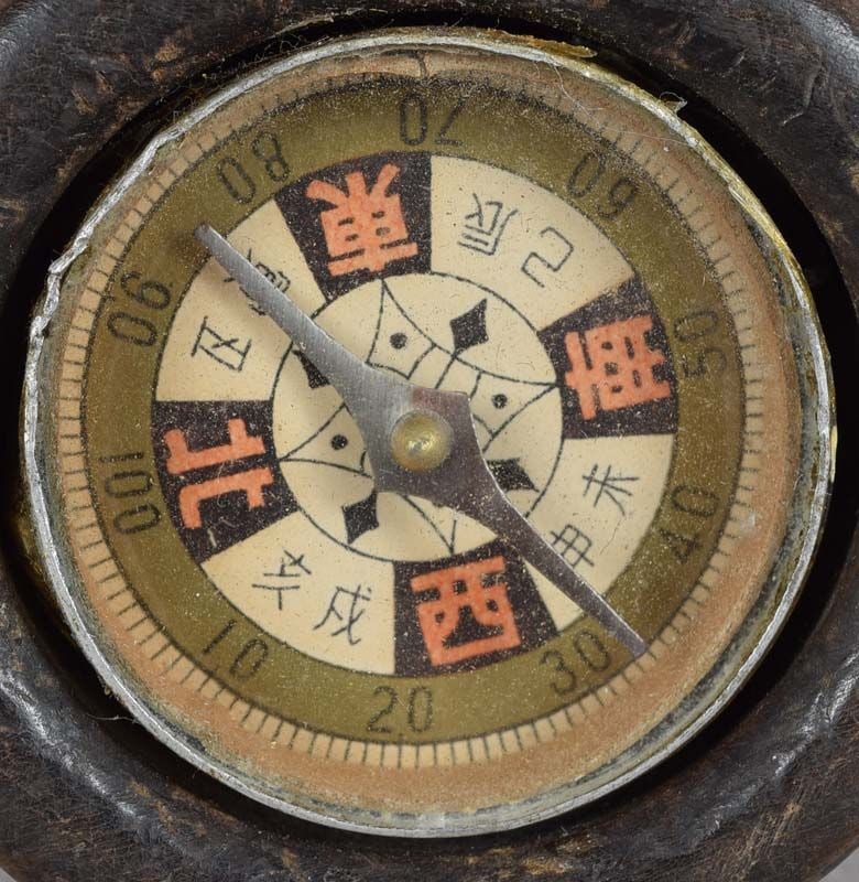 19c netsuke JAPANESE COMPASS - 4