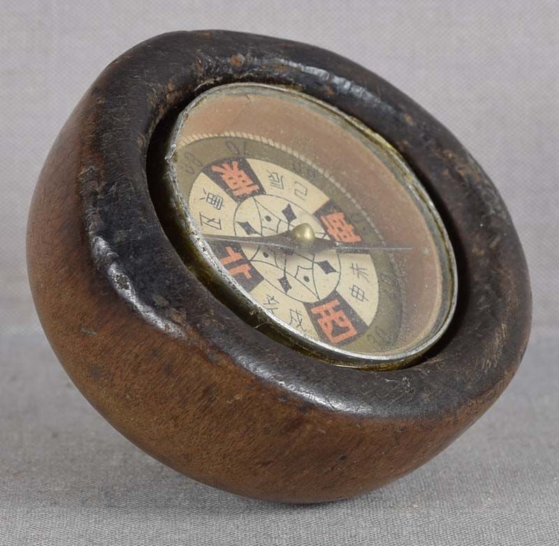 19c netsuke JAPANESE COMPASS - 6