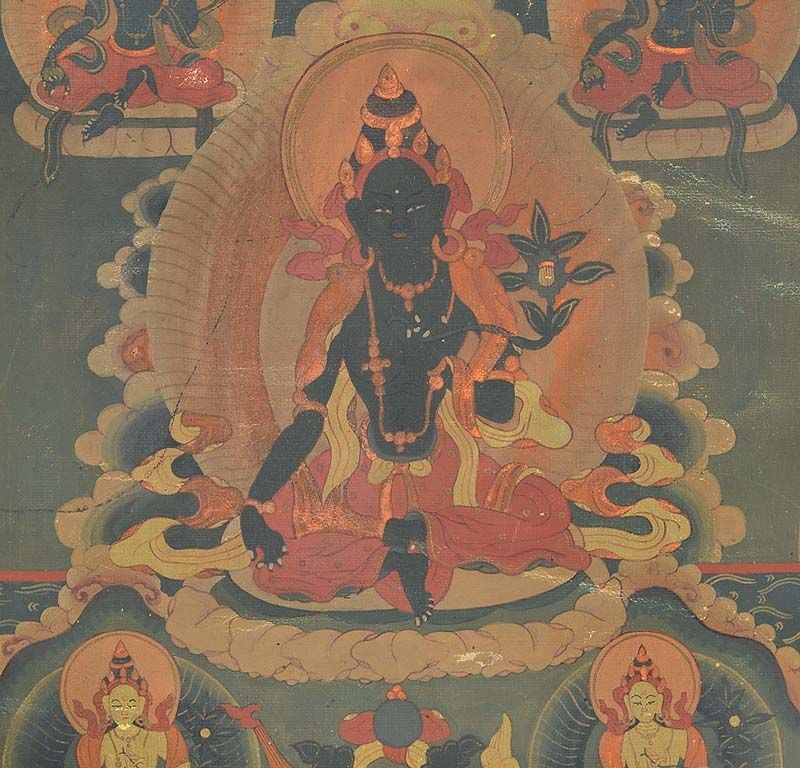 18c Tibetan thangka 21 FORMS OF GREEN TARA - 4