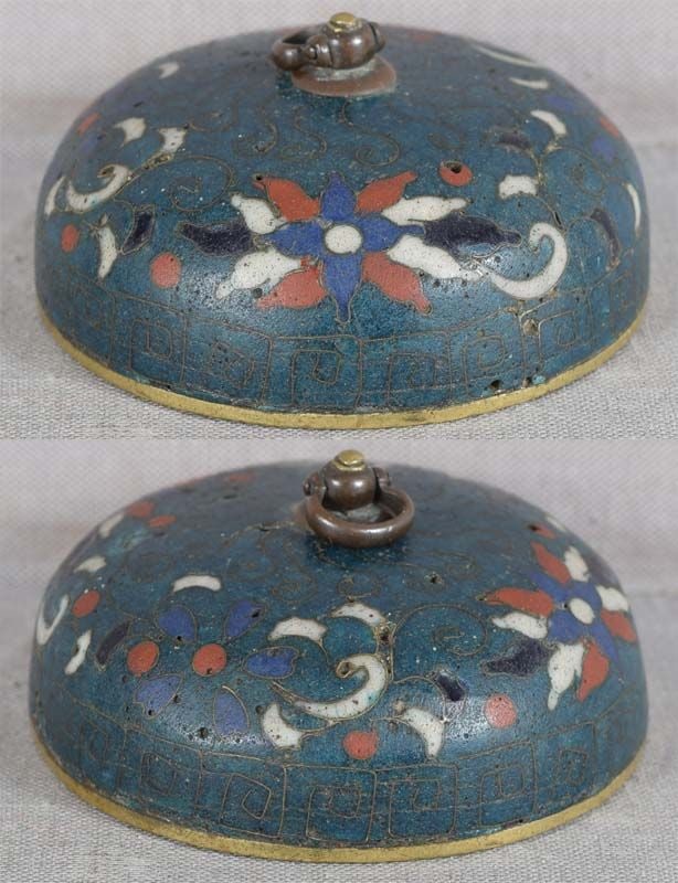 Early 19c cloisonne netsuke SUIGARAAKE ashtray - 2