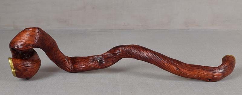 19c Japanese NYOI Buddhist scepter gold lacquer (1 of 6)