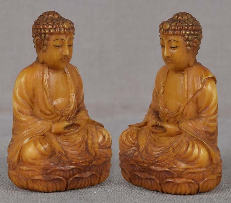 19c netsuke AMIDA BUDDHA - 2
