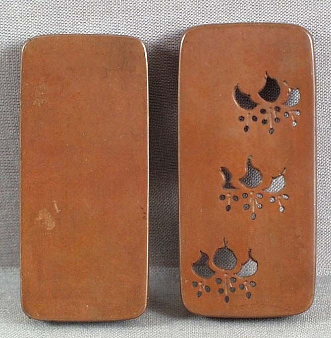 19c Japanese bronze incense game box TOKUGAWA crest - 2