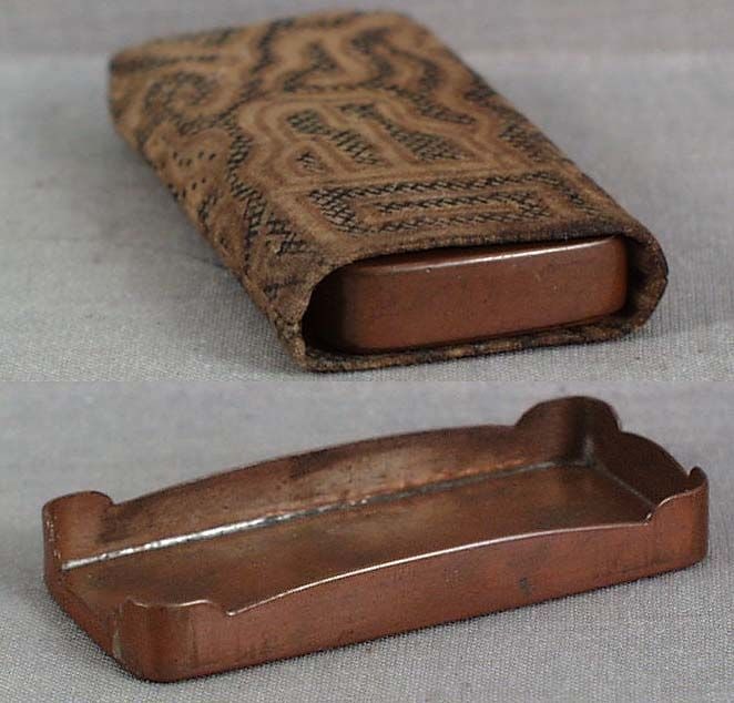 19c Japanese bronze incense game box TOKUGAWA crest - 4