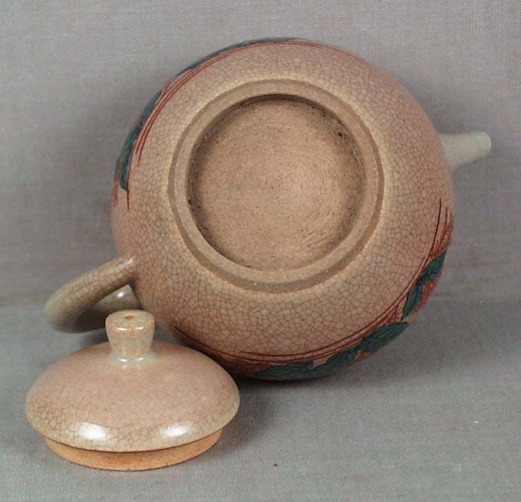 Japanese Kyoto ware TEAPOT by WAZEN KITAMURA - 4