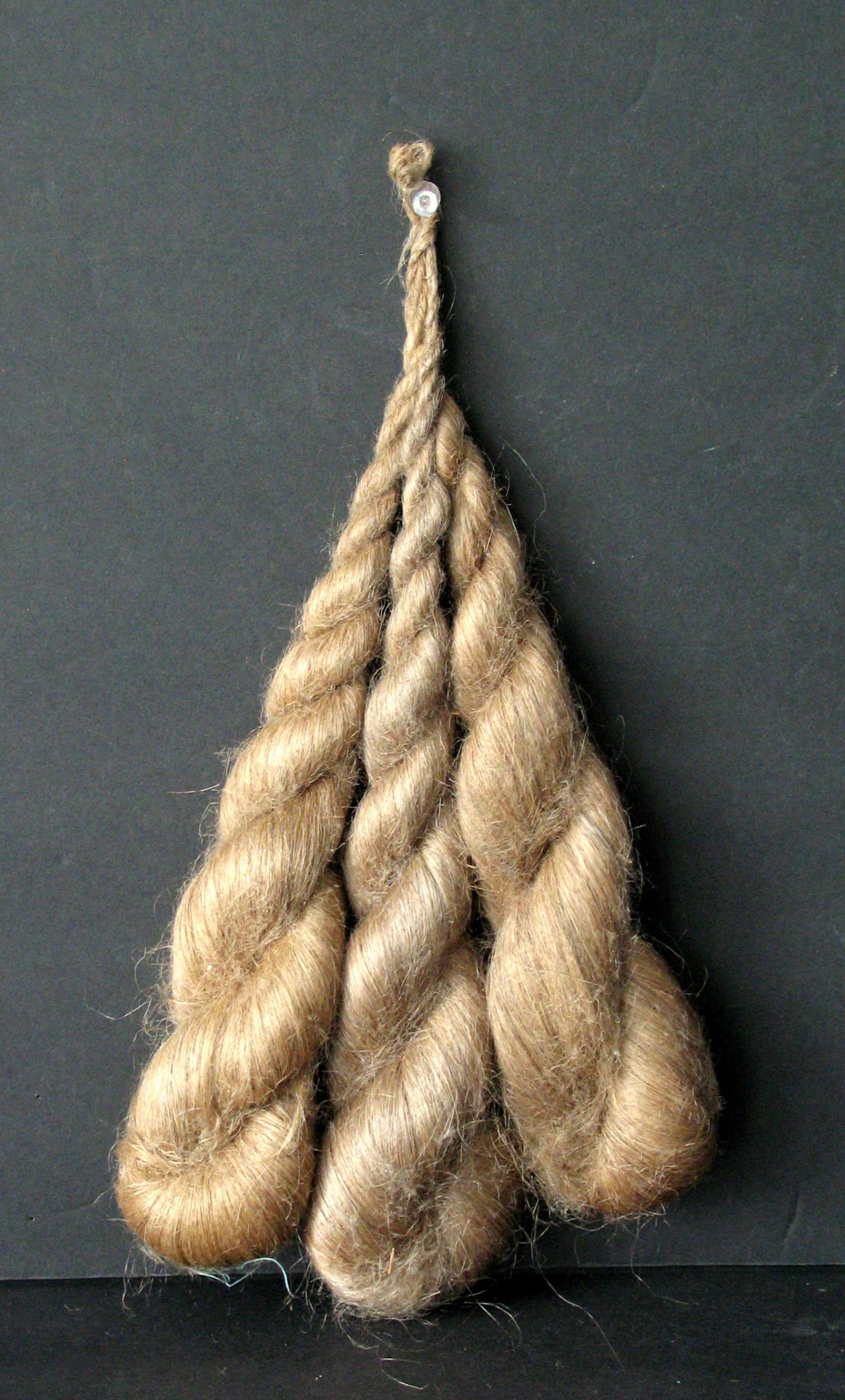 Antique skeins of linen wool flax. (1 of 4)