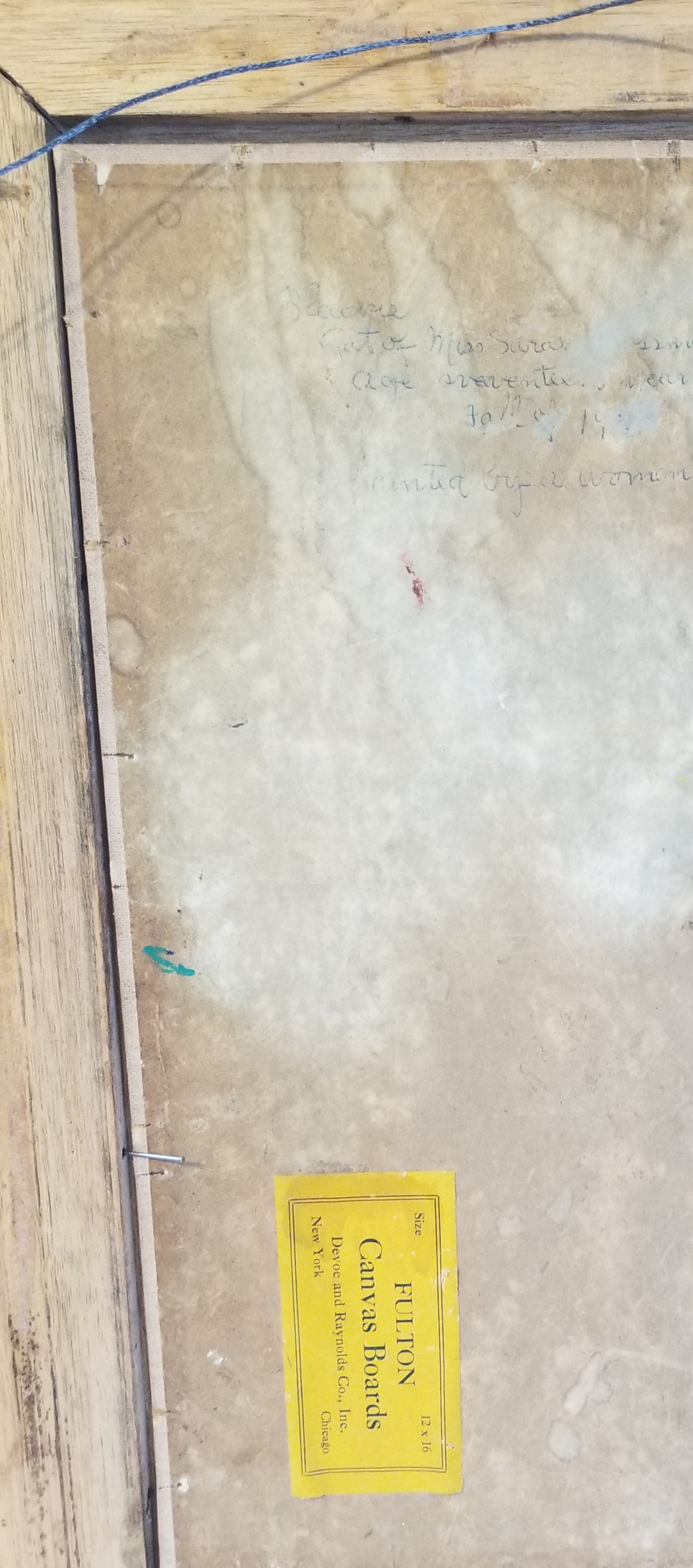 Great painting of a black & white cat, Blackie - 2