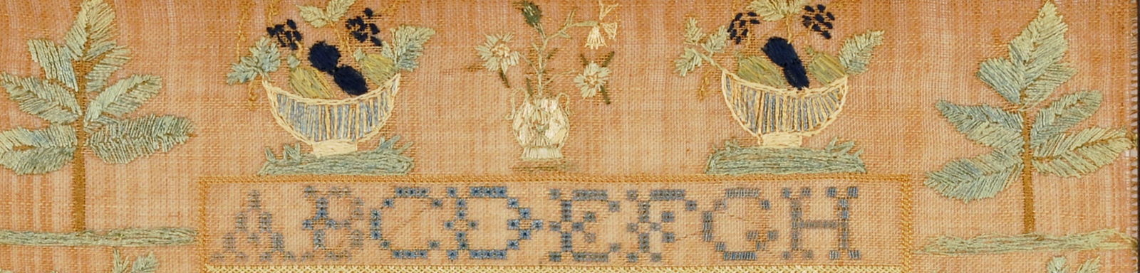 NEW HAMPSHIRE SAMPLER BY SALLY GREGG DATED 1818 - 2